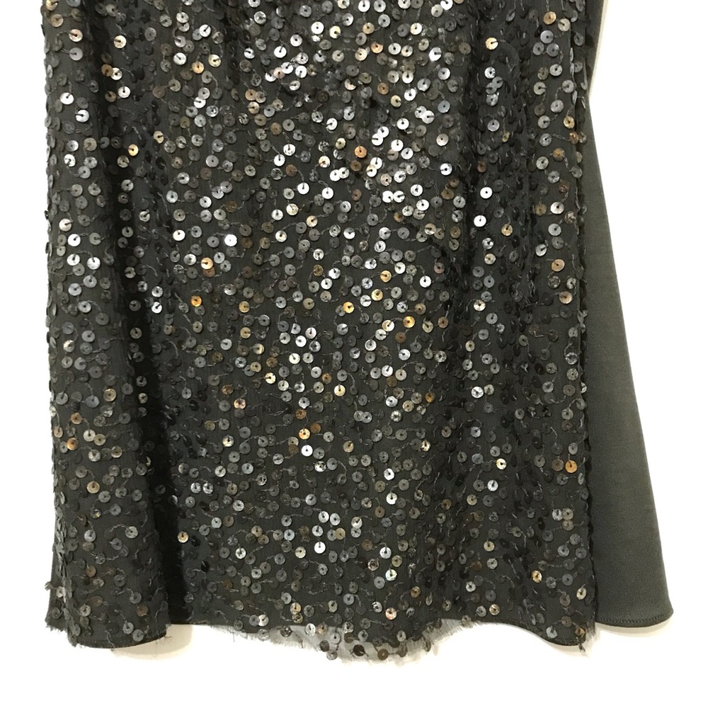 Nanette Lepore Olive Sequin Tank Top - Picture 3 of 6